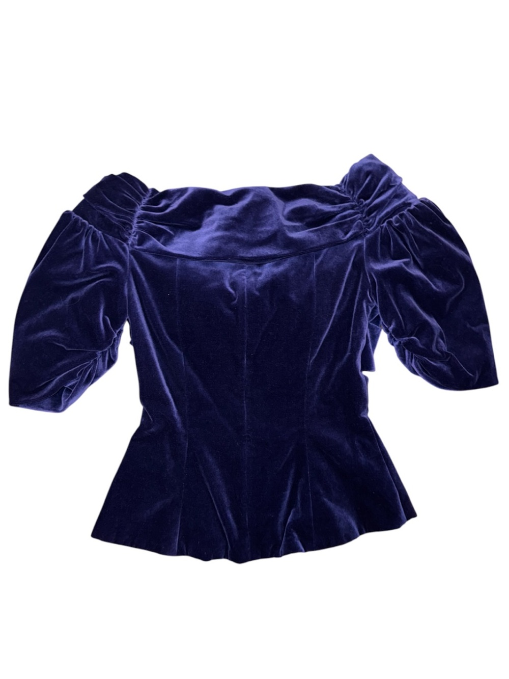 Vintage Watters Velvet Off The Shoulder - Picture 5 of 13